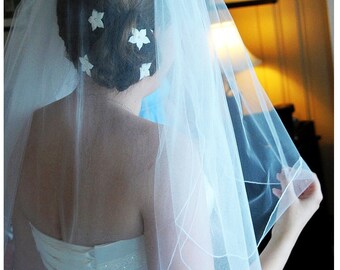 Bridal Hair Pins -  Set Of 3 Hair Pins With Stephanotis Decorated With Swarovski Rhinestones, Wedding Hair Accessories, Bridal Accessories