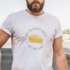 Funny Cheese Shirt, Cheese Lover Gift, Cheese Tee, Cheese Shirt, Funny Foodie Gift, Boyfriend Gift, Tiktok Shirt, Foodie Shirt, Chef Gift image 3