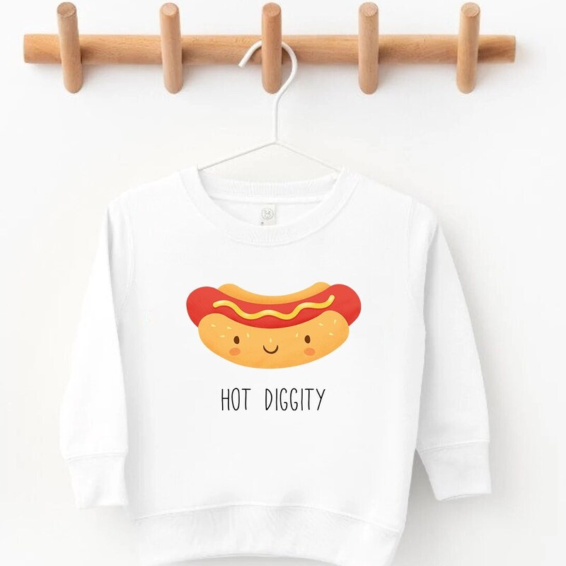 Hot Dog Beaded Baby Tee main image 1