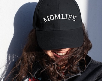 Mom Life Hat, Momlife, Mother's Day Hat, New Mom Gift, Mother's Day Gift, Mom To Be Gift, Embroidered Hat, Black Mama Hat, Mom Baseball Cap