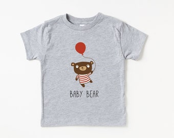 Kids Clothing, Baby Bear T-shirt, Cute Toddler Outfit, Kids Tee, Kids T-shirt, Cute Toddler Tee, Funny Toddler Tshirt, Toddler Gifts