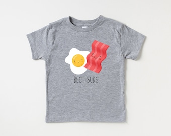 レディースファッション This Kid Loves Bacon T-Shirt For Kids - Funny Bacon Shirts This Guy Loves Bacon Mens T-shirt Tshirt Christmas Gift