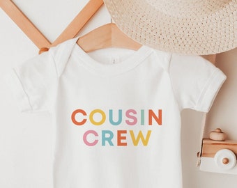 Cousin Crew Shirts Matching Cousin Shirts Big Cousin Little Cousin Shirts Gift for New Cousin crew shirts Pregnancy Announcement Reveal