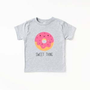 Donut T-shirt, Kids Donut Shirt, Funny Kids Tee, Cute Kids T-shirt, Gift for Kids Birthday, Donut Kids Christmas Gift, Kawaii Donut Onesie® image 2