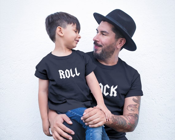 vacante sugerir sangre Rock and Roll Padre e Hijo Combinando Camisas Camisetas Papá - Etsy España