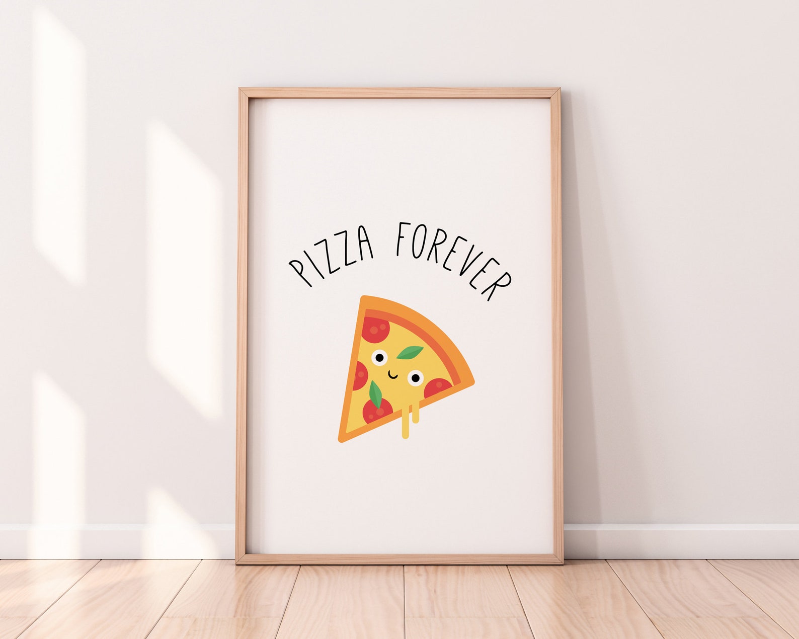 Pizza Forever Print Kitchen Art Print Kitchen Wall Art Etsy