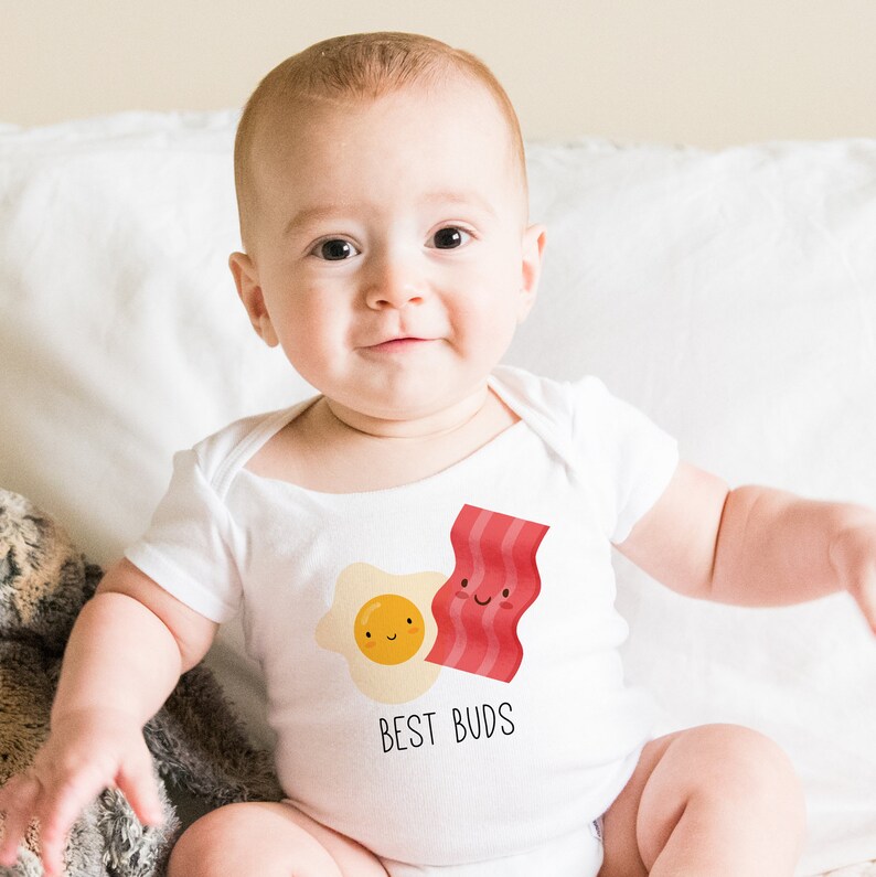 Best Buds Dad and Baby Matching Shirts, Dad and Daughter Shirts, Father Son Matching Shirts, New Dad Gift, Fathers Day Matching T-Shirts image 4