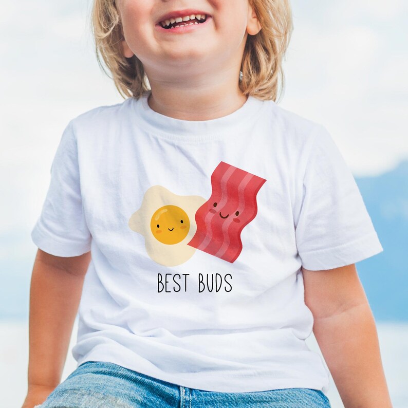 Best Buds Dad and Baby Matching Shirts, Dad and Daughter Shirts, Father Son Matching Shirts, New Dad Gift, Fathers Day Matching T-Shirts image 5