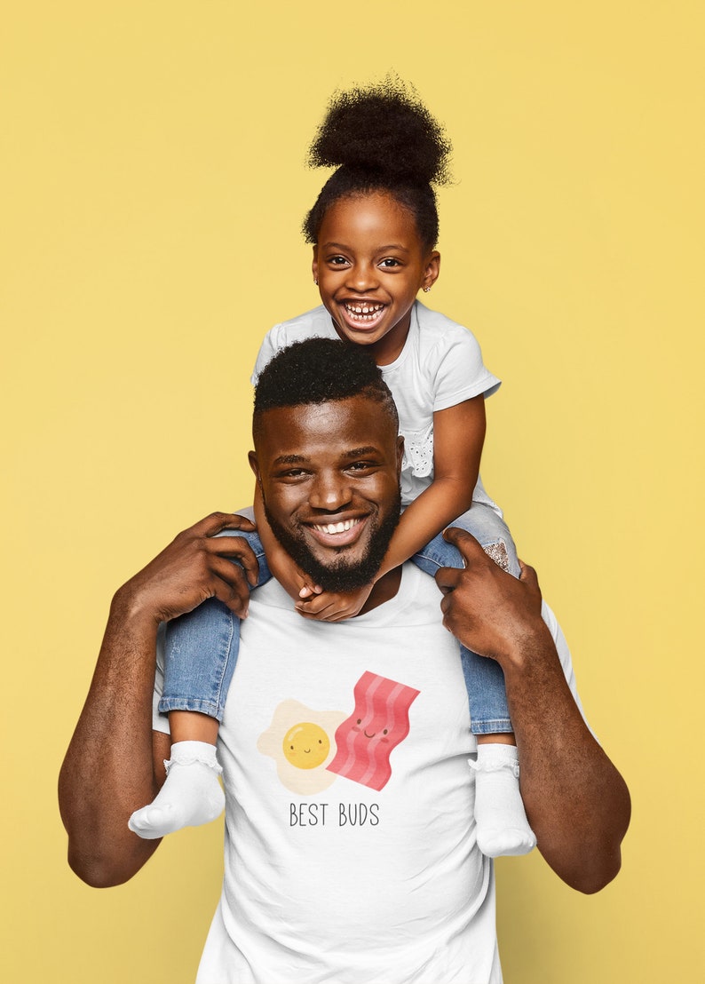 Best Buds Dad and Baby Matching Shirts, Dad and Daughter Shirts, Father Son Matching Shirts, New Dad Gift, Fathers Day Matching T-Shirts image 1