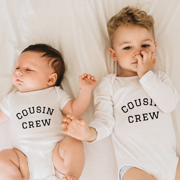 Cousin Crew Shirts für Kinder, Cousin Crew T-Shirts, Familie passende Cousin Outfits, passende Cousin Baby, passende Cousin T-Shirts Familie Shirts