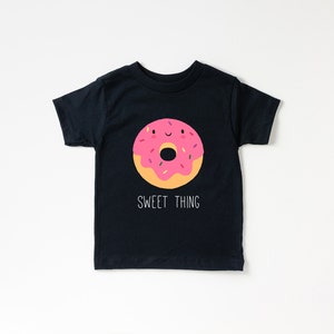 Donut T-shirt, Kids Donut Shirt, Funny Kids Tee, Cute Kids T-shirt, Gift for Kids Birthday, Donut Kids Christmas Gift, Kawaii Donut Onesie® image 3