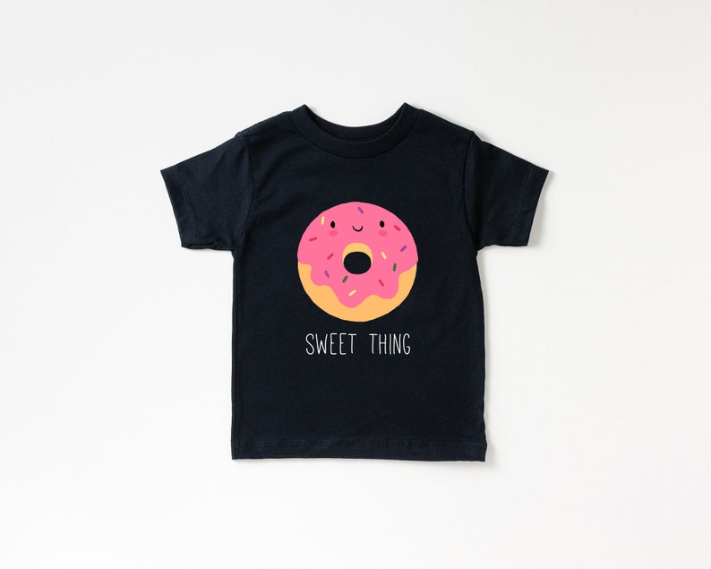 Donut T-shirt, Kids Donut Shirt, Funny Kids Tee, Cute Kids T-shirt, Gift for Kids Birthday, Donut Kids Christmas Gift, Kawaii Donut Onesie® image 3