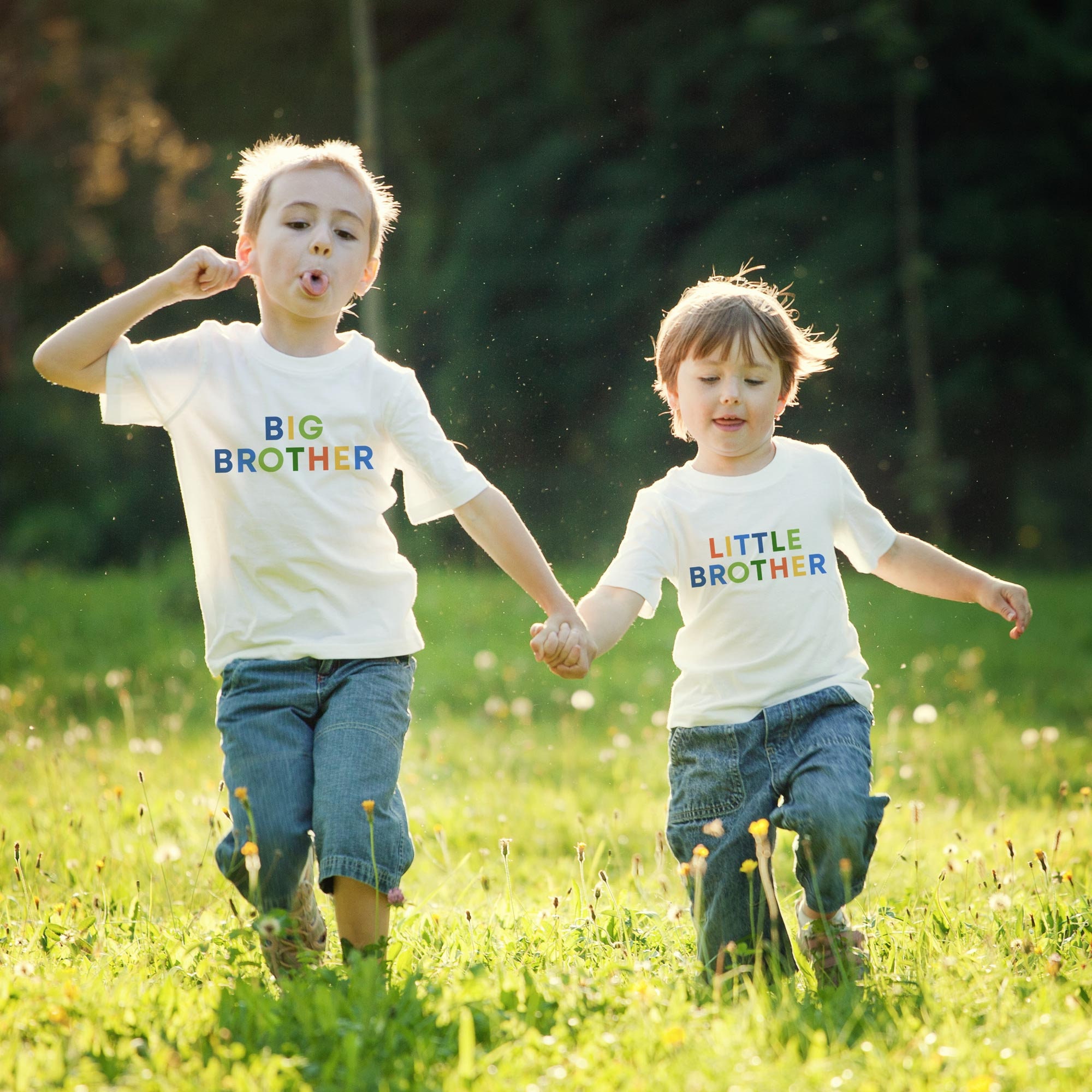 Große Schwester kleiner Bruder passende Shirts Big Brother Etsy