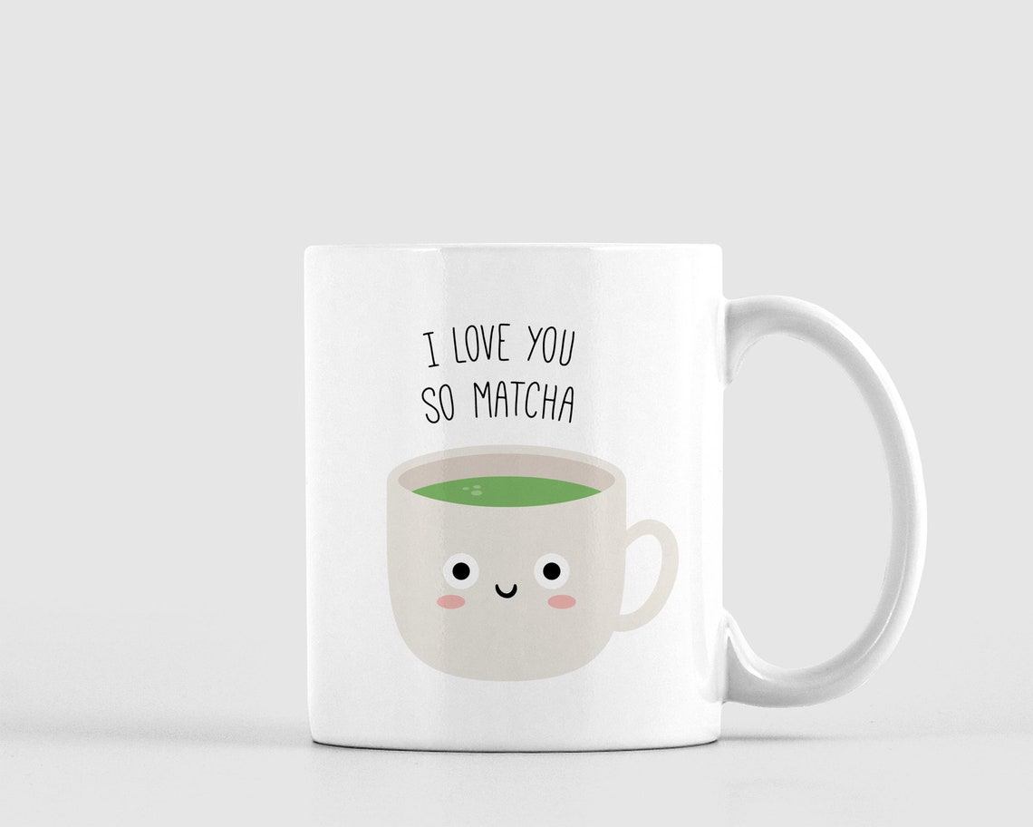 Cute Matcha Mug Matcha Lover Gift Green Tea Mug Green Tea Etsy