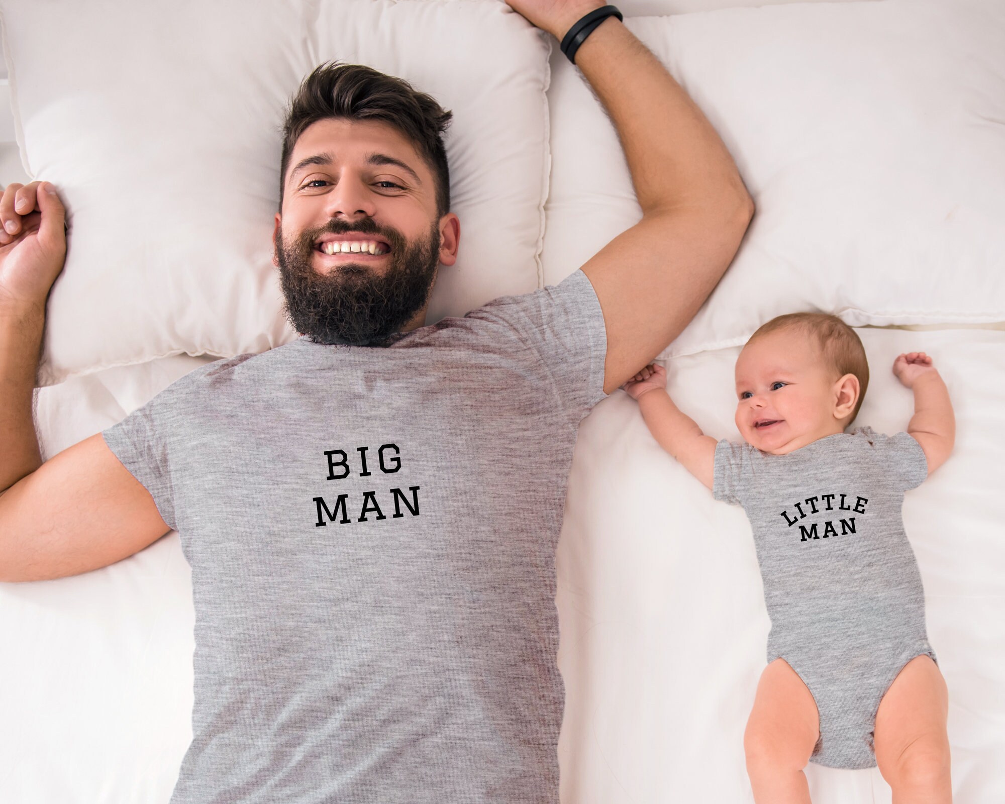 T shirt big man little man sale