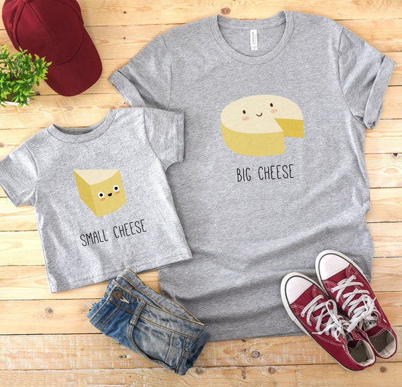 Cheese Matching Tees, Father and Son Matching T-shirts, Dad and