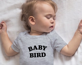 Baby Bird Onesie®,  12 Month Boy Outfit, 3 Month Baby Clothes, Summer Baby One Piece, Niece or Nephew Gift, Coming Home Outfit, Newborn