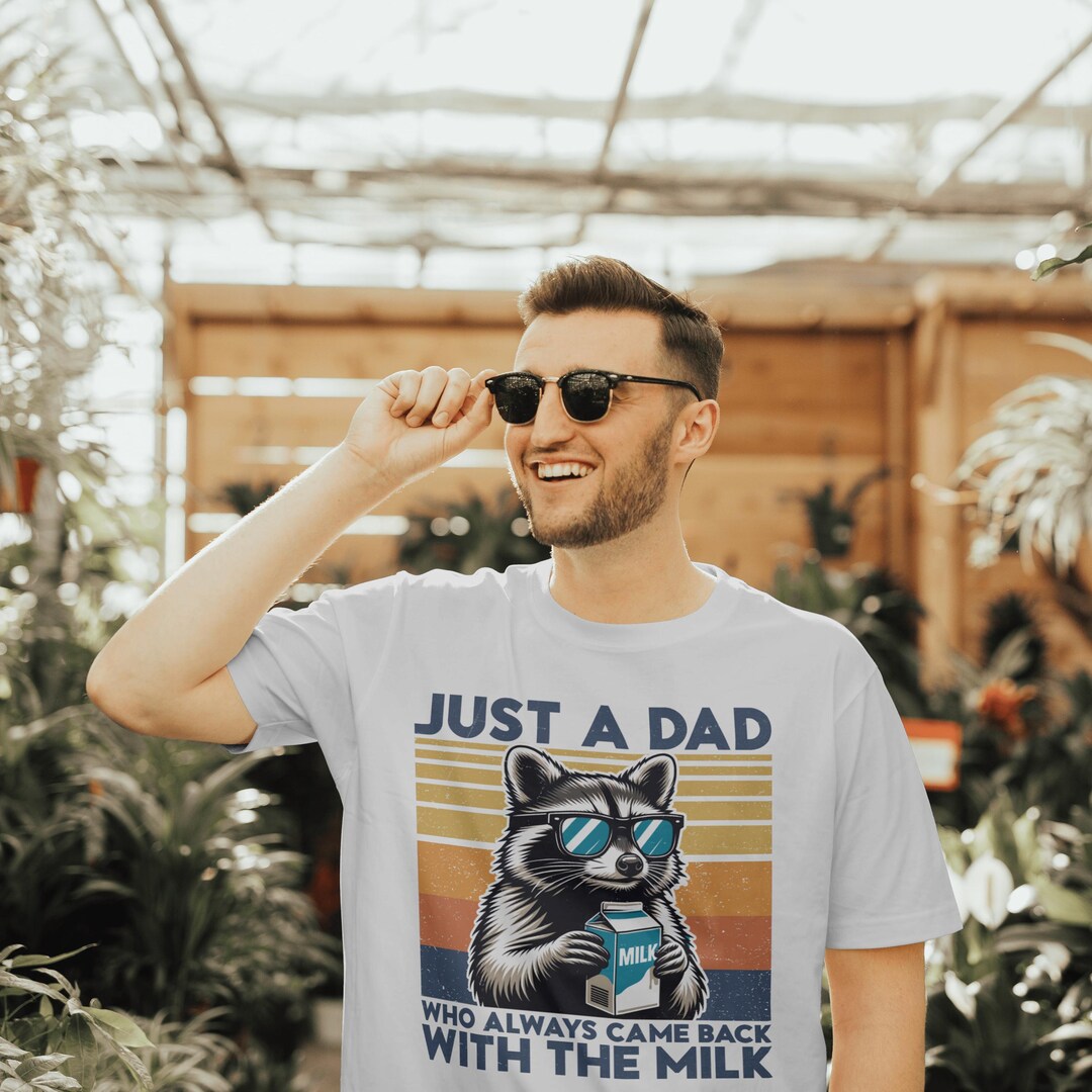 Funny Dad Raccoon PNG: Milk Humor Design (digital Download) - Etsy