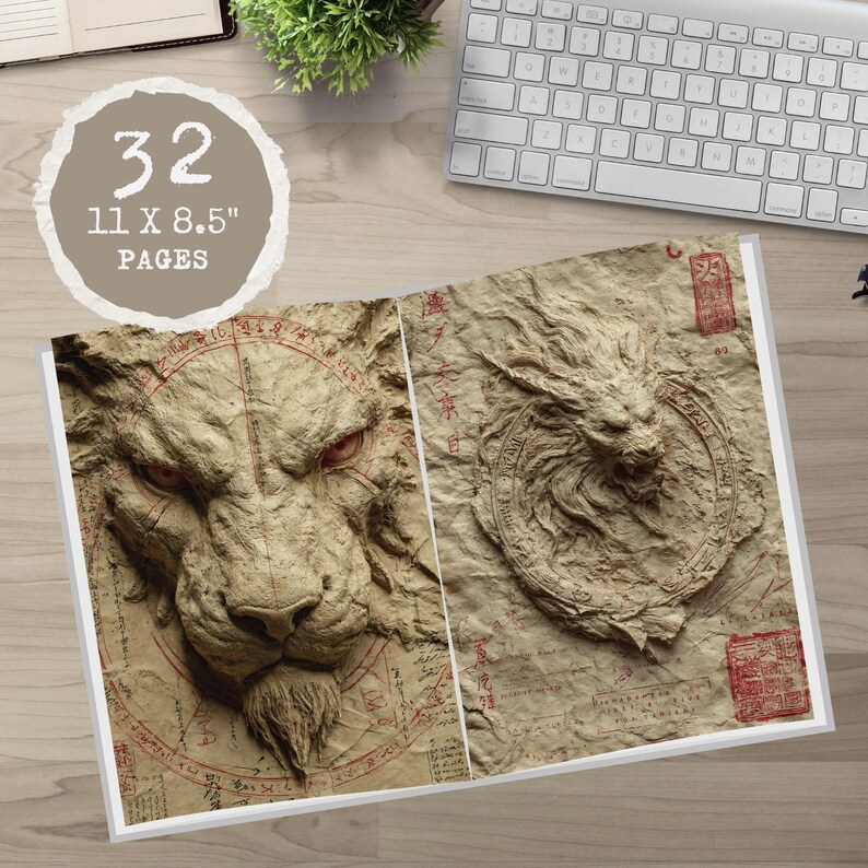 Fantasy Bestiary Junk Journal Pages: Mythical Creatures Printable ...