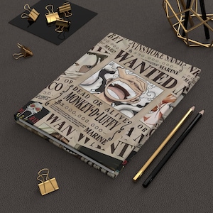One Piece Wanted-posterdagboek: notitieboek anime-verzamelaars