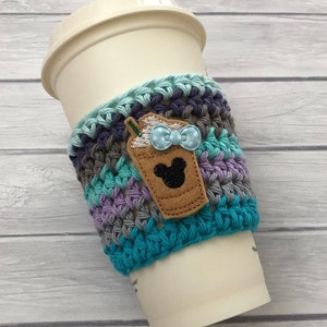 Coffee cozy, crochet cup cozy, coffee sleeve, cup cozy, coffee cup cozy, crochet cup cozy, blue coffee cozy, reusable cup sleeve
