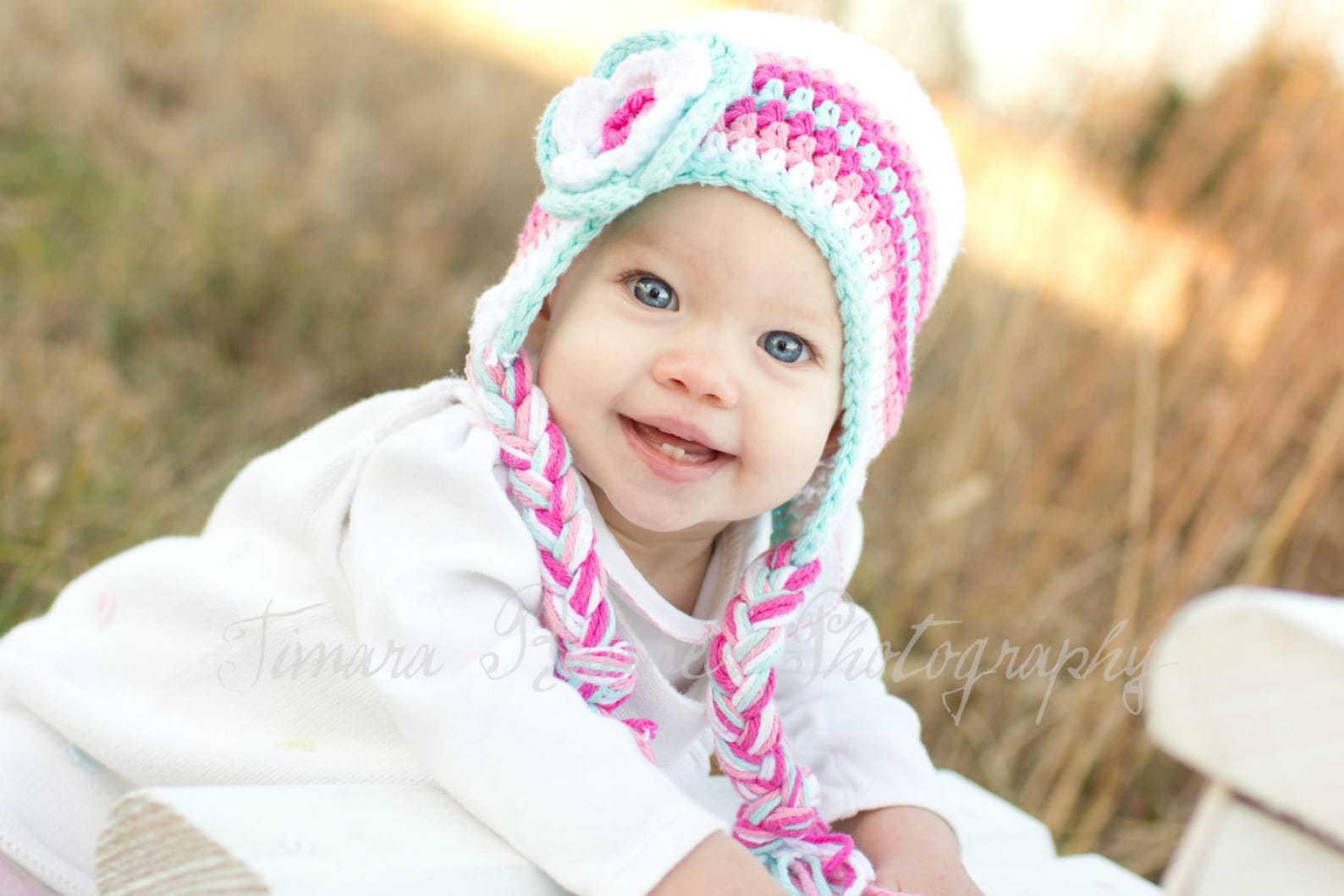 Baby Winter Hat Crochet Earflap Hat Girls Winter Hat Etsy