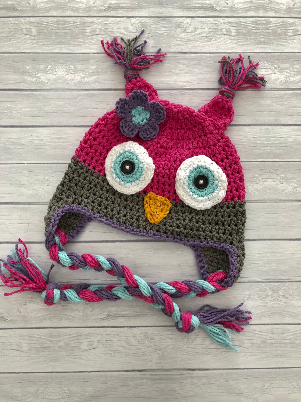 Owl Hat Crochet Owl Hat Owl Animal Hat 
