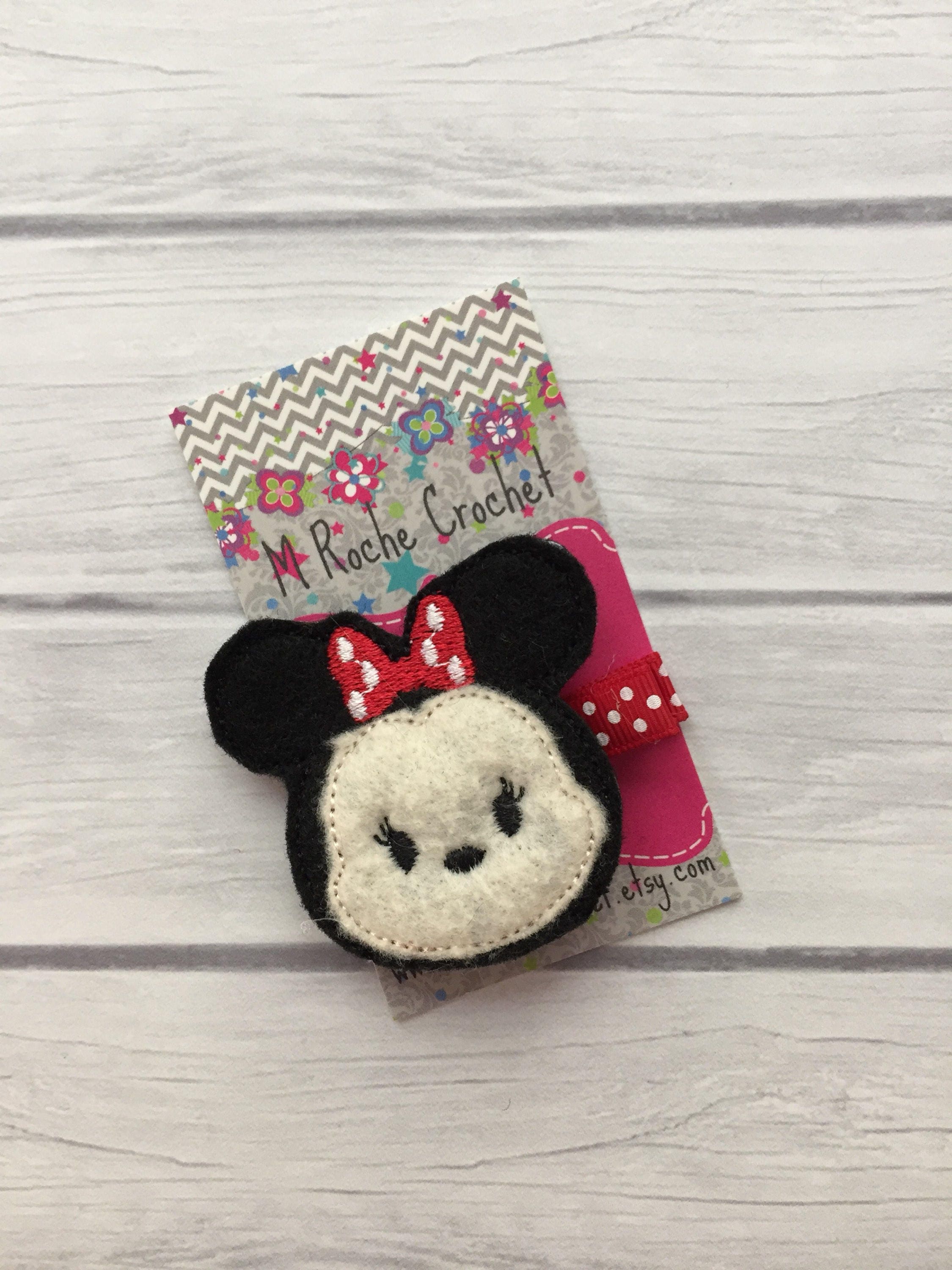 red baby hair clips