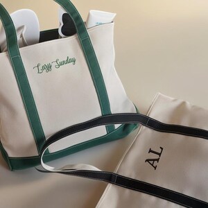 Personalized bridesmaid Tote Bag, Custom Embroidered Tote Bag, School Bag, Gifts for Her, Custom Text Tote, Bachelorette Gift