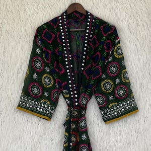 Robe de plage vintage Phulkari : robe de soirée indienne n° 21