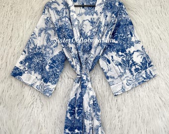 Comfortable Kimono Robe: Summer Beachwear Loungewear