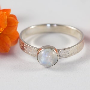 Ecosilver Moonstone Ring