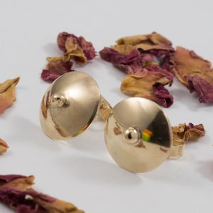 Goldene Boobies Ohrringe