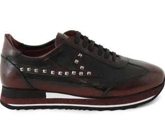 Handmade Calf Leather Sport Sneakers – Turkish Mens Shoes