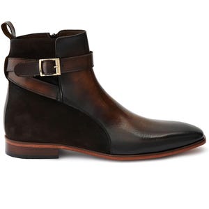 Handmade Leather Chelsea Boots – Calf Leather Boots for Men with Timeless Design, Handmade Shoes, Mens Shoes, genuine leather, leather shoes