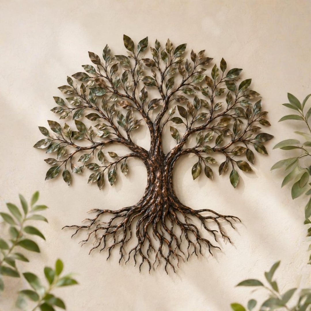 Tree of Life Metal Wall Art, Large Metal Tree Wall Decor, Nature ...