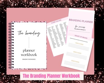 The Branding Planner Workbook, Branding Workbook, PLR Workbook, Personal Branding, Canva Planner, PLR Business Planner, Canva Workbook