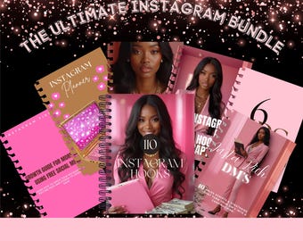 The Ultimate Instagram Bundle, Done-For-You Ebook, Passive Income, PLR and MRR, Insta Growth Guide, Instagram Planner, Digital Ebooks