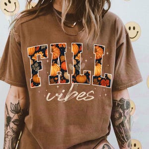 Retro Fall Vibes Png, Preppy Floral Fall Pumpkin png, Pumpkin Lace png, Ditsy Floral Fall png, Autumn png, Pumpkin Spice Png, Tis the Season