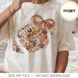 Retro Football Coquette Game Day Png, Preppy Floral Football, Girly Autumn Png, Football Mom Png, Touchdown Season Png, Girly Football Png