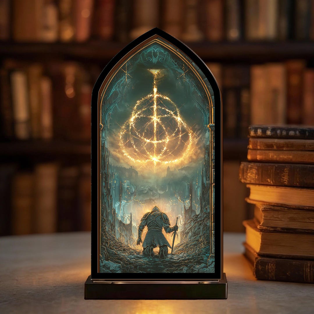 Artorias the Abysswalker Suncatcher Candle Holder, Dark Souls Fantasy ...