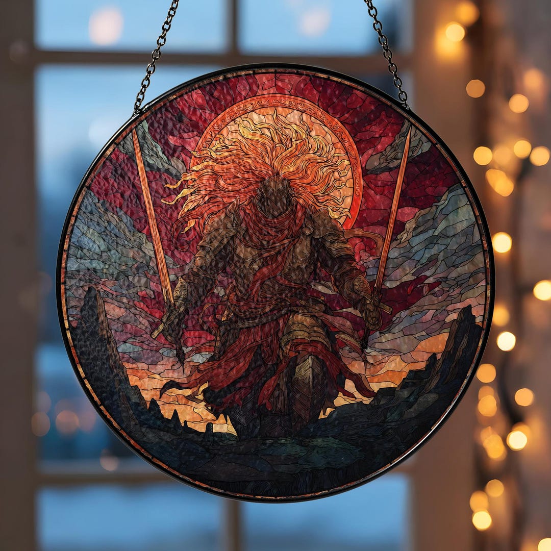 Dark Souls Artorias the Abysswalker Stained Glass Suncatcher – Elden ...