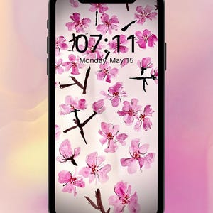 花の壁紙デジタルダウンロード | 桜