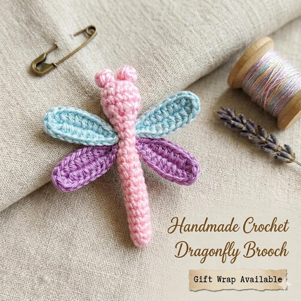Crochet Dragonfly Pattern