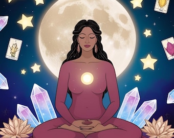 Divine Mother Ritual | Printable Goddess Ceremony | Sacred Self-Care for Witches, Healers, and Spiritual Mothers