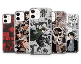 Levi Ackerman Phone Case Titan Hero Cover for iPhone 17Pro, 16, 15, 14, 13, 12, 11, Samsung S25, S24, S23, A16, A35, A55, Pixel 10, 9 , 8