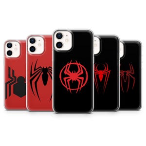 Spider Man Phone Case Peter Parker Hero Cover for iPhone 16 Pro, 15, 14, 13Pro, 12, 11, Samsung S25, S24, S23, A16, A35, A55, Pixel 9, 8, 7