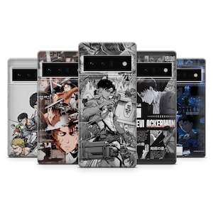 Attack On Titan Phone Case Levi Warrior Cover for Google Pixel Pixel 10, 9A, 8, 7, 6, iPhone 17, 16, 15, 14, Samsung S25, S24, S23, A16, A25