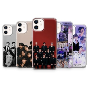 BTS Handyhülle K-pop Bangtan Unity Cover für iPhone 16 Pro Max, 15, 14, 13Pro, 12, 11, Samsung S25, S24, S23, A16, A35, A55, Pixel 9, 8
