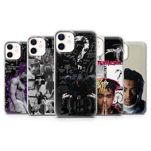 Custodia per telefono XXXTentacion con canzone dell'album, per iPhone 16Plus, 15, 14, 13Pro, 12, 11, Samsung S25, S24, S23, A16, A35, A55, Pixel 9, 8A